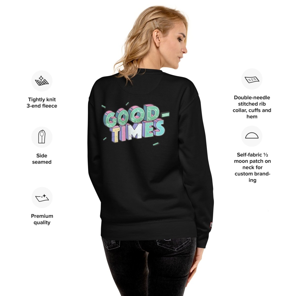 Good Times Unisex Premium Sweatshirt - Chinchilla Choons